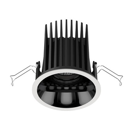 Cevon Downlight Darklight Slim 20W 3K 40D Dim Wh/HG Blk