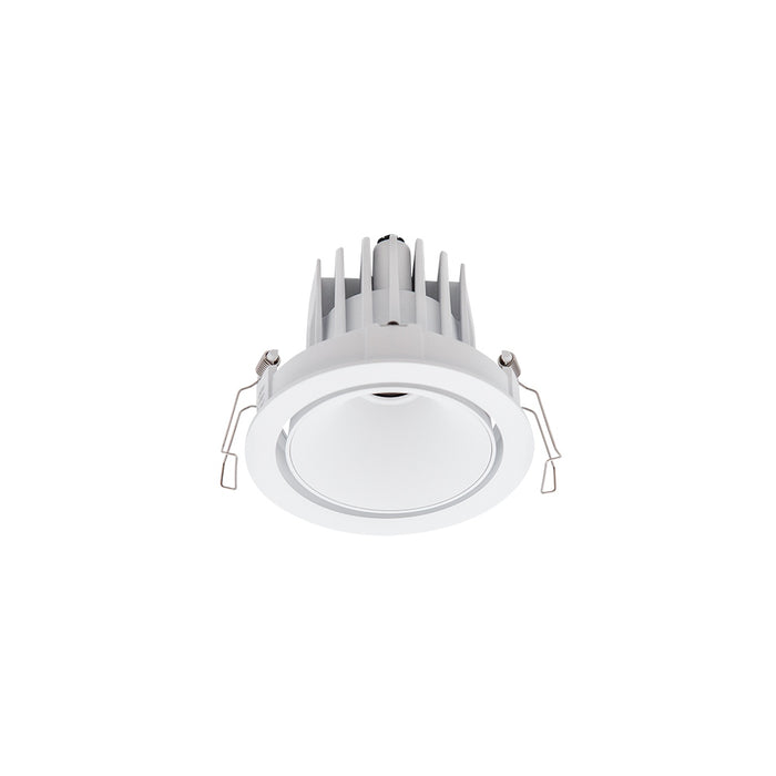 Cevon Downlight Dark Art Med Tilt/Rot Dim 14W 3K WW 97 Wh/Wh