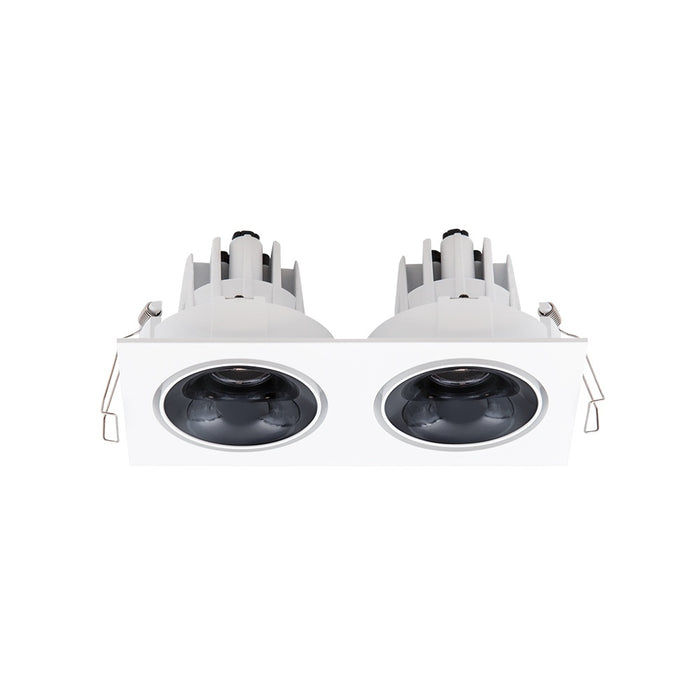 Cevon Twin Tilt/Rotate Mini Dim 2x9W 3K 260mA CC WW 97 Wh/Bl