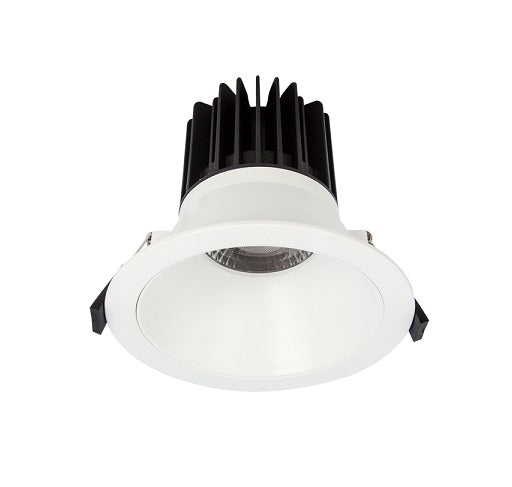 Downlight Kit Rnd Retro 12W 900lm 3k IC-F/IC-4 Dim Wh IP54