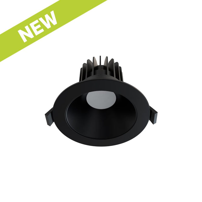 Downlight Round 12W 3k 90Deg IC-F/IC-4 Dim Black