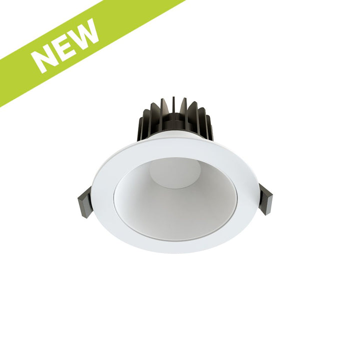 Downlight Round 12W 3k 90Deg IC-F/IC-4 Dim White