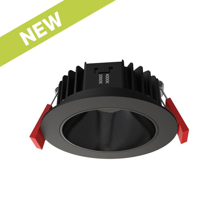 Downlight Fixed 8W 3k/4k Dim Black