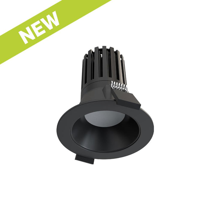 Downlight Round 9.5W 27K 90Deg IC-F/IC-4 Dim IP54 Black