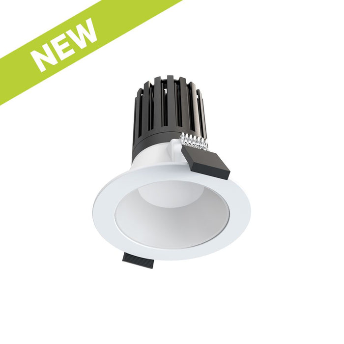 Downlight Round 9.5W 3K 90Deg IC-F/IC-4 Dim IP54 White