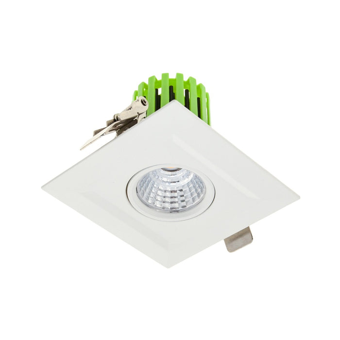 Ext Downlight Sq Tilt 12W Dim UID 260mA CC WW Wh
