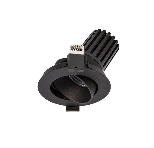 Downlight Kit Tilt Round 9.5w 850lm 4k IC-F/IC-4 Dim Black