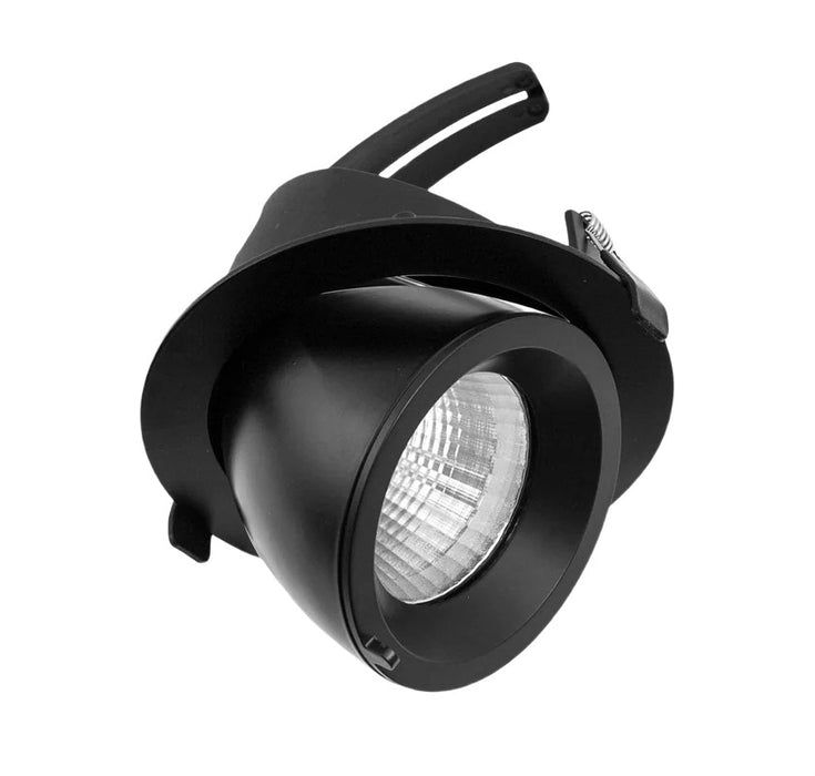 Downlight 70Deg Tilt Rotate 3k 17W Black (Less Driver)