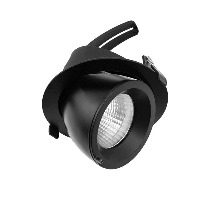Downlight 70Deg Tilt Rotate 4k 17W Black (Less Driver)