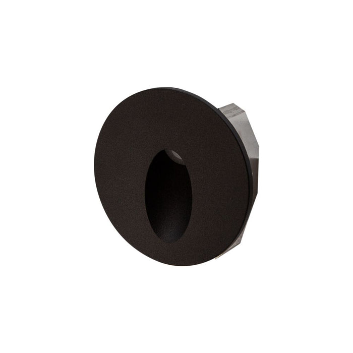 Stair Wall Light Round 3W WW IP65 Black
