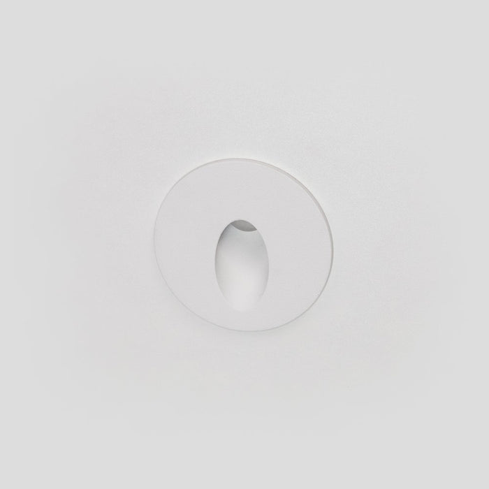 Stair Wall Light Round 3W WW IP65 White