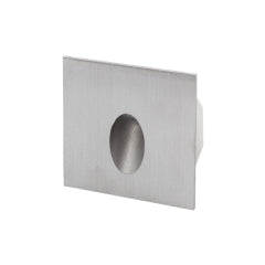 Stair Wall Light Square 3W WW IP65 Br Stainless Steel 316