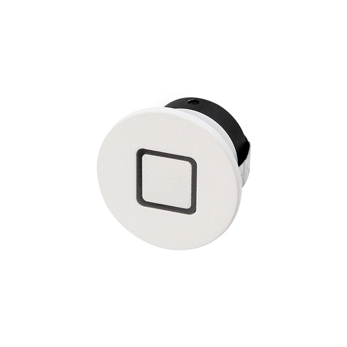 Stair Tread Round Recessed Sq Effect 1.05W 350mA 3K White
