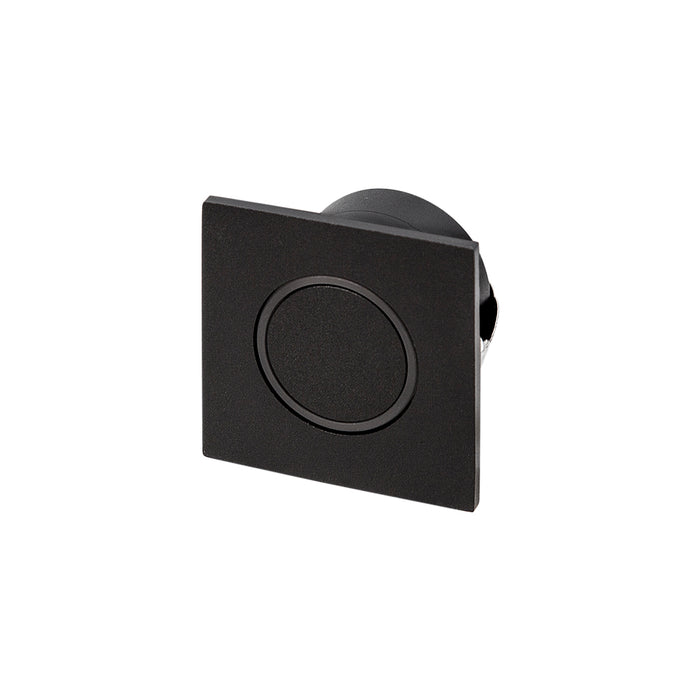 Stair Tread Square Recessed Rnd Effect 1.05W 350mA 3K Black