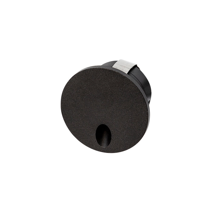 Stair Tread Rd Recess Mini Directional Pin 1.05W 350mA 3K Bk