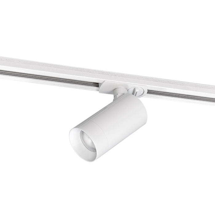 1Circuit Track LED Spot 38deg 9w 3k 60x117mm WW 90 Dim White