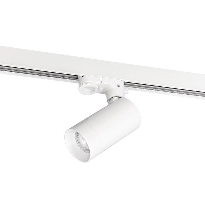 3Circuit Track LED Spot 38deg 10w 3k 60x117mm WW 90 Dim Wh