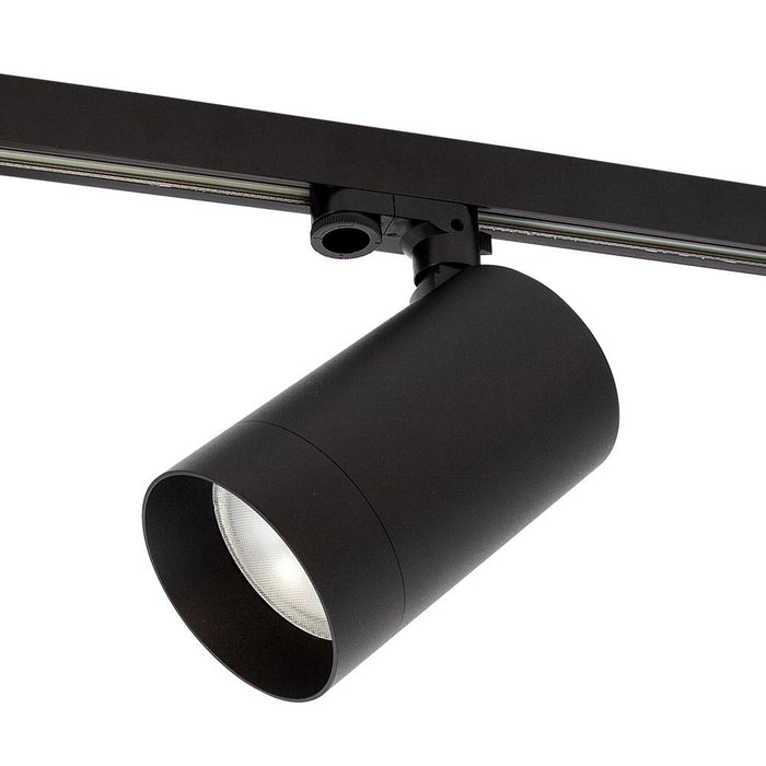 3Circuit Track LED Spot 38deg 25w 4k 110x185mm NW 90 Dim Bl
