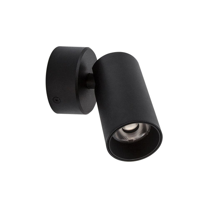 Spot Single Tubular 8w with Dim Driver 3k Black