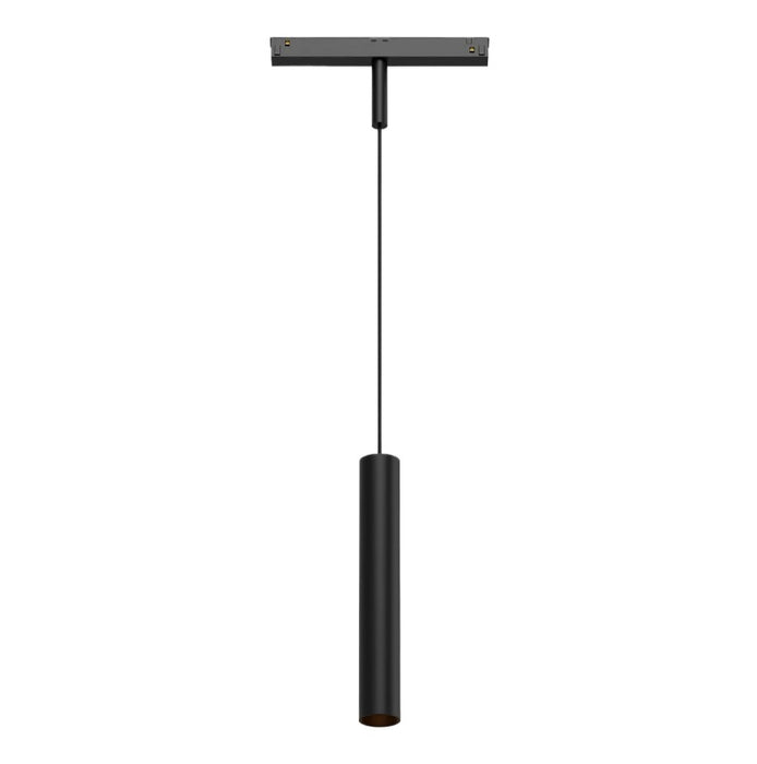 Cevon Track Pendant 30mm 48VDC 10.5W 3K Dim Blk Baffle