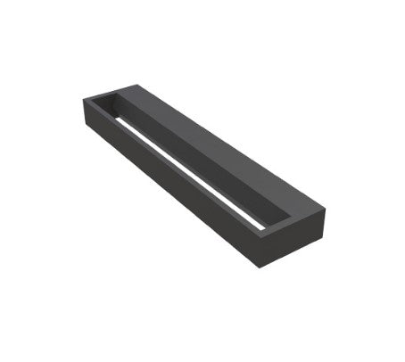 Wedge Wall Light 400mm 10W Select 3K/4K IP44 Black Dimmable