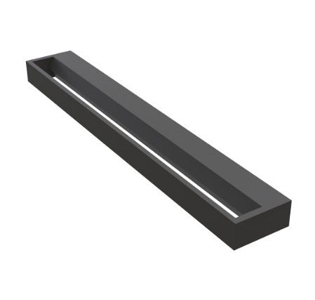Wedge Wall Light 600mm 15W Select 3K/4K IP44 Black Dimmable