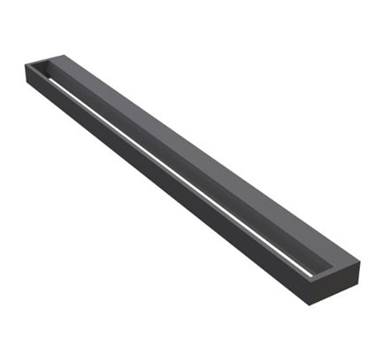 Wedge Wall Light 900mm 20W Select 3K/4K IP44 Black Dimmable