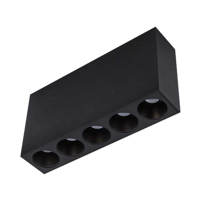 Cevon Multi 5 Surface Downlight Dim 13W WW Black