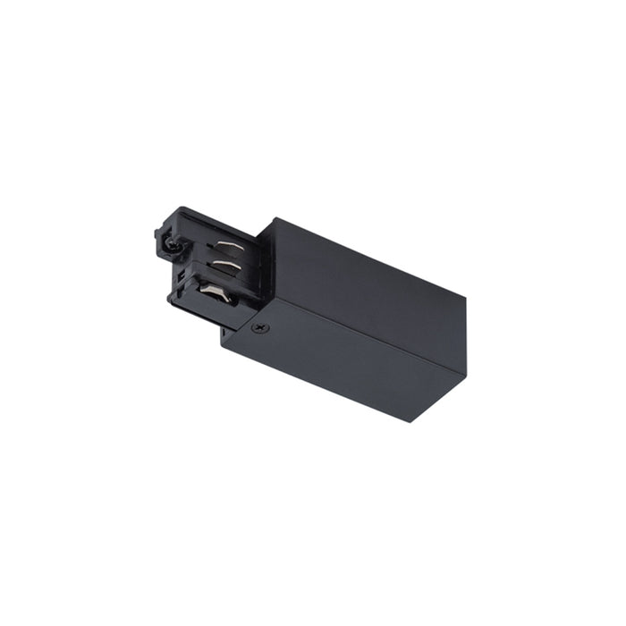 3Circuit Track Mains Connector R/Earth Black