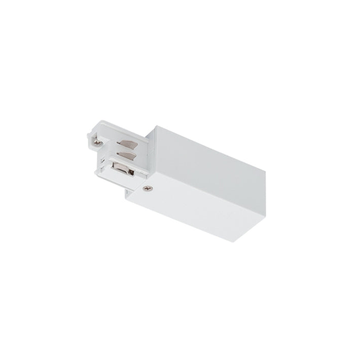 3Circuit Track Mains Connector R/Earth White