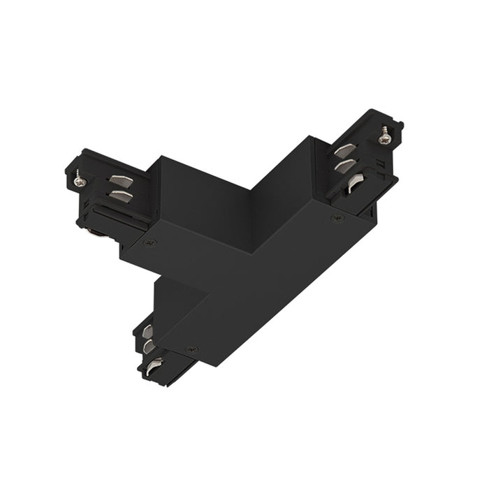 3Circuit Track T Connector Earth Left Black