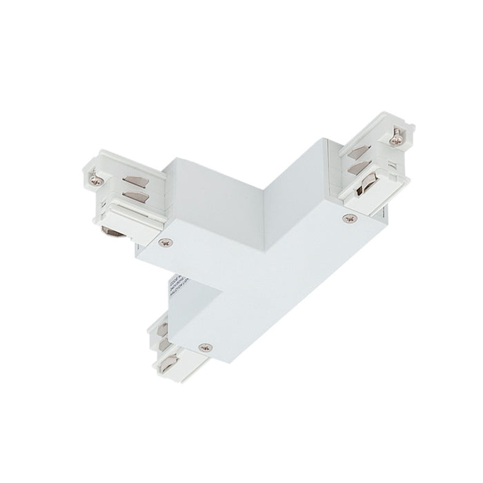 3Circuit Track T Connector Earth Left White