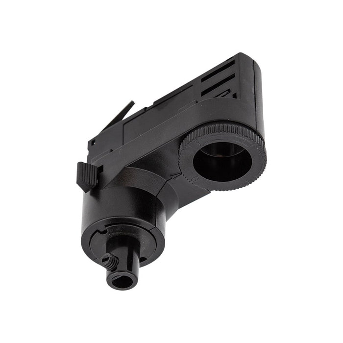 3Circuit Track Mains Adaptor with Cord Grip Black