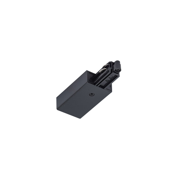 1Circuit Track Mains Connector L/Earth Black