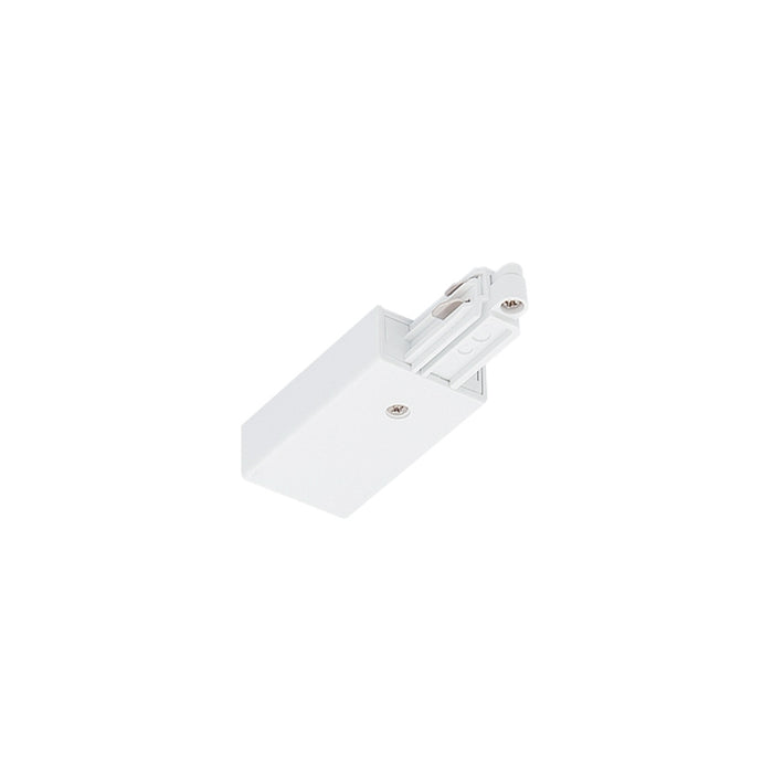 1Circuit Track Mains Connector L/Earth White