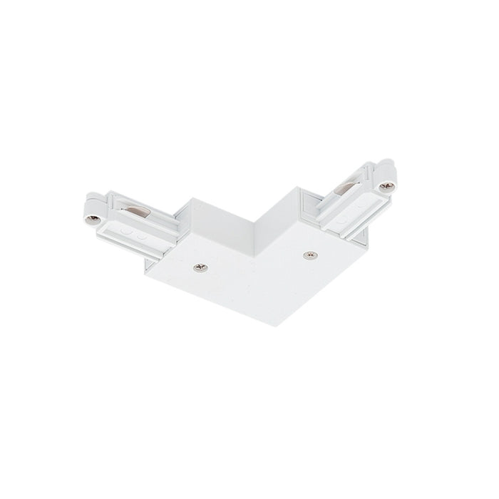 1Circuit Track L Connector Earth Outside White