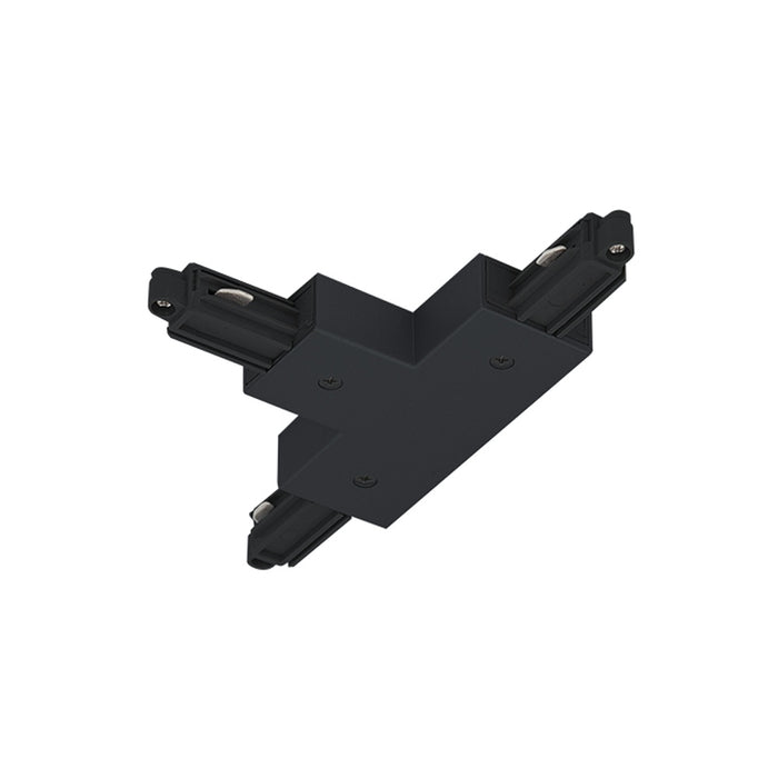1Circuit Track T Connector Earth Left Black