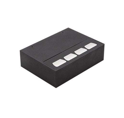 Uplight Asymmetric 12W Dim 3k/4k Black IP65