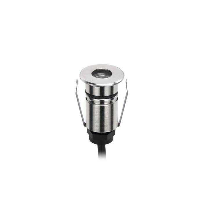 Ext Mini Recessed Light 1W 8-25VDC 3K 36Deg S/Steel IP67
