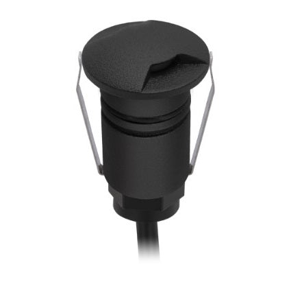 Ext Mini Recessed Light Two-Way 1W 8-25VDC 3K Black IP67