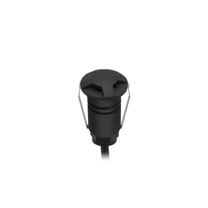 Ext Mini Recessed Light Three-Way 1W 8-25VDC 4K Black IP67