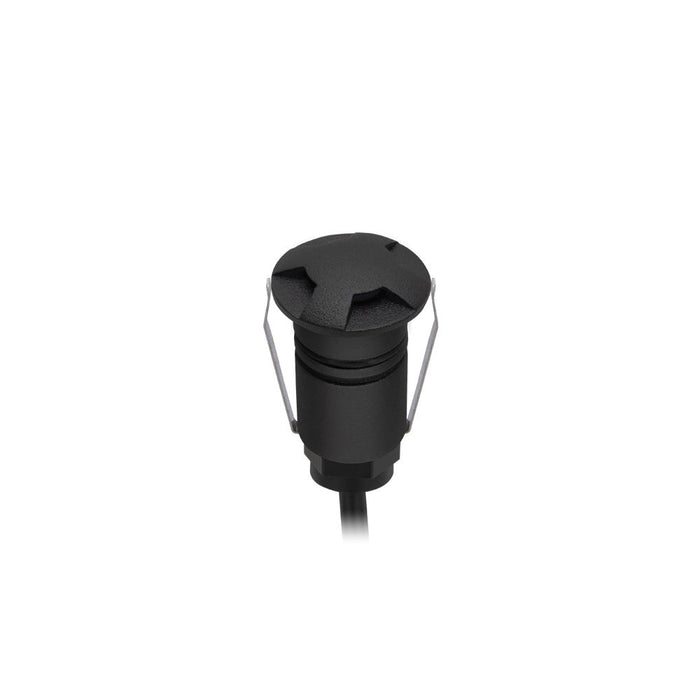 Ext Mini Recessed Light Four-Way 1W 24VDC RGBW Black IP67