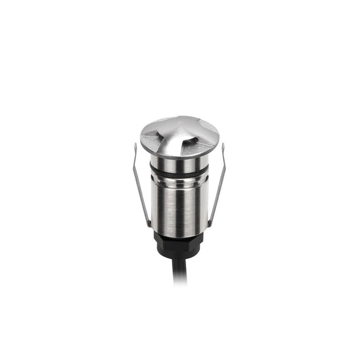 Ext Mini Recessed Light Four-Way 1W 24VDC RGBW S/Steel IP67