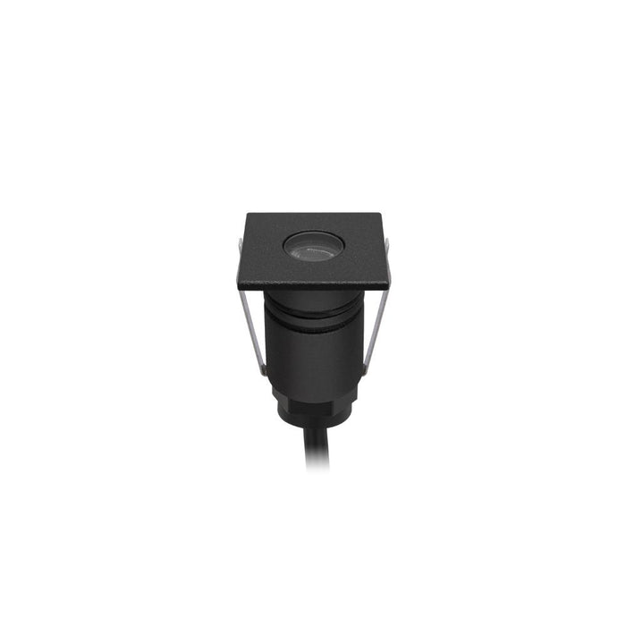 Ext Mini Sq Recessed Light 1W 24VDC RGBW 17Deg Black IP67