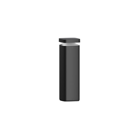 Bollard Square Top 180x180x600mm 3K Dali 180Deg Black
