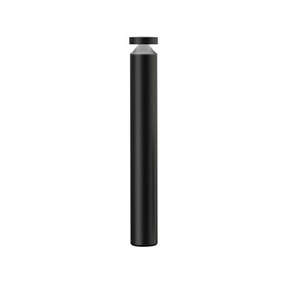 Bollard Sprout 750mm 12W 3K 360Deg Dali 24VDC Black IP65