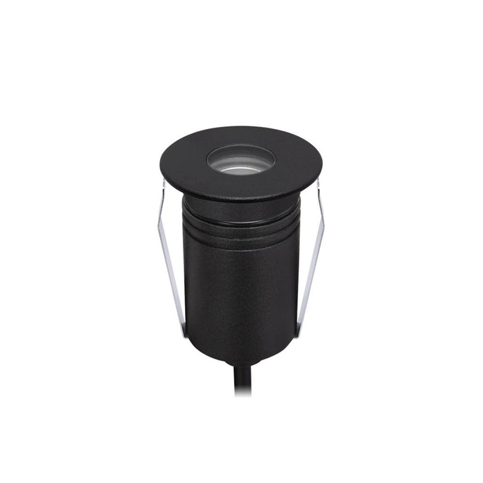 Ext Recessed Light 2.5W 8-25VDC 27K 60Deg Dim Black IP67
