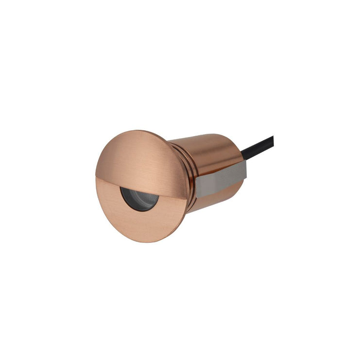Ext Eyelid Recess Light 2.5W 24VDC 27K 19Deg Dim Copper IP67