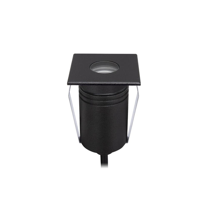 Ext Sq Recess 2.5W 24V DC 4K 36Deg Dim Black IP67