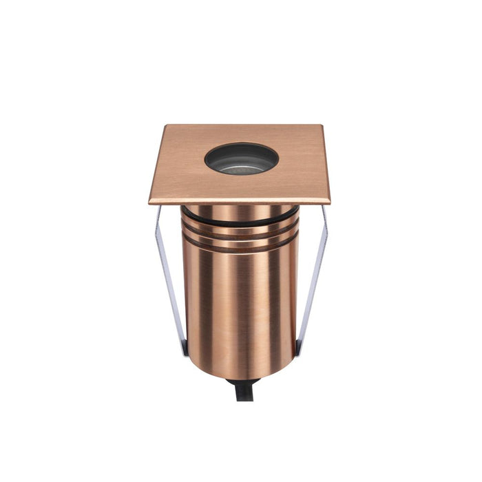 Ext Sq Recess 2.5W 24V DC 4K 19Deg Dim Copper IP67